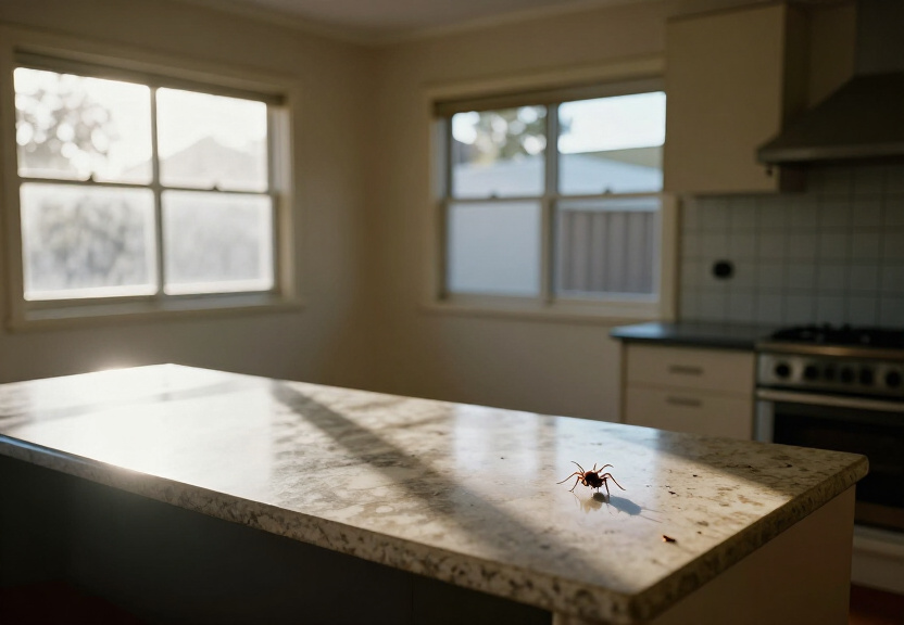 Bed bug infestation in an Edgecliff hotel room before treatment